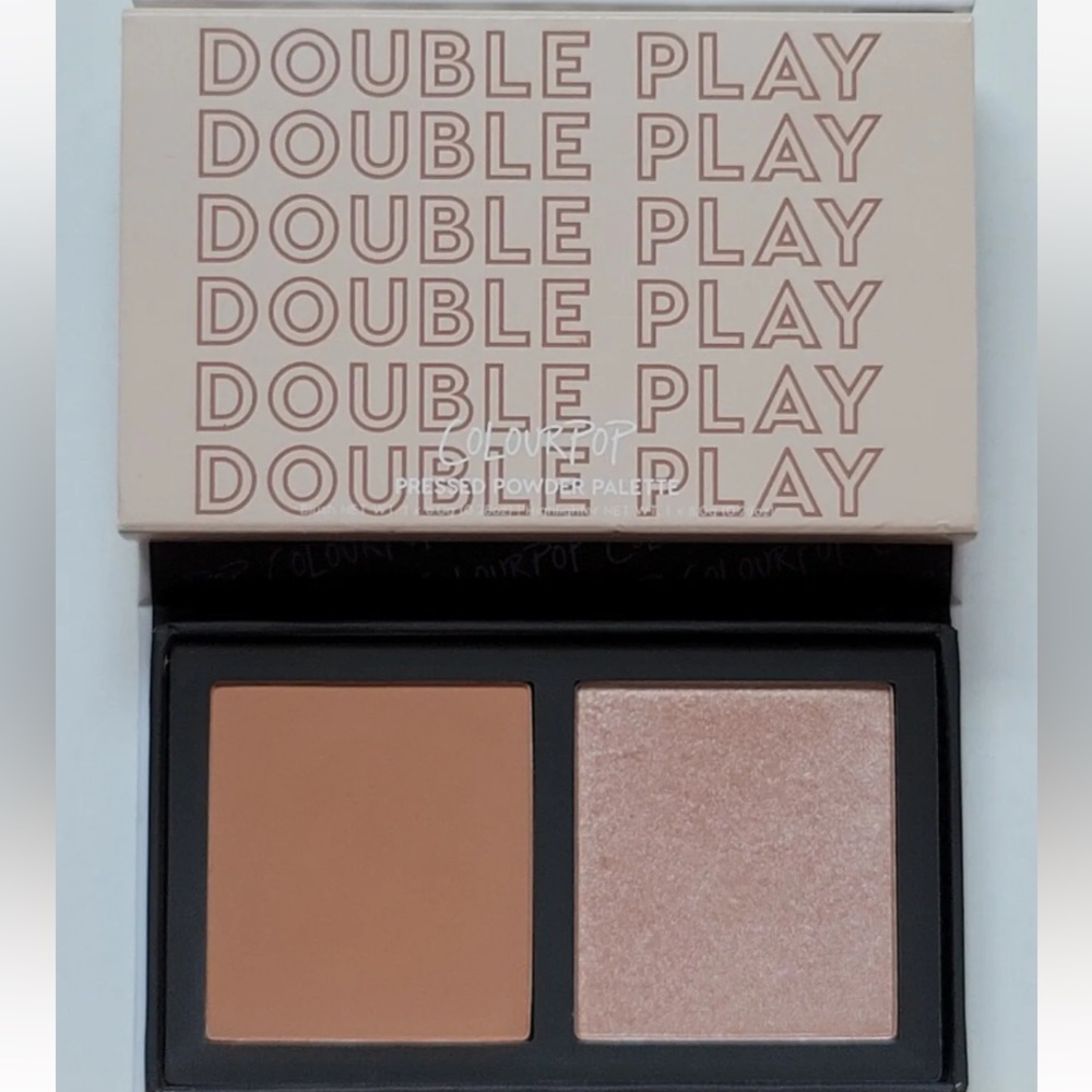💎 Colourpop DOUBLE PLAY Powder Blush & Highlighter Getting Handsy + Padded Down